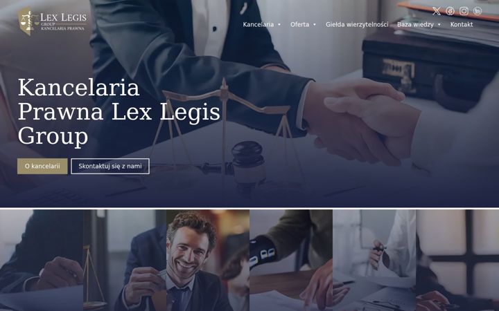 Screenshot of lexlegisgroup.pl