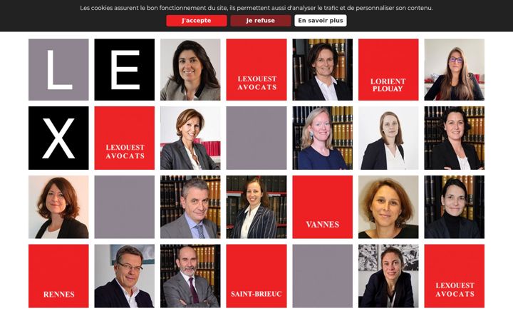 Screenshot of lexouest.fr