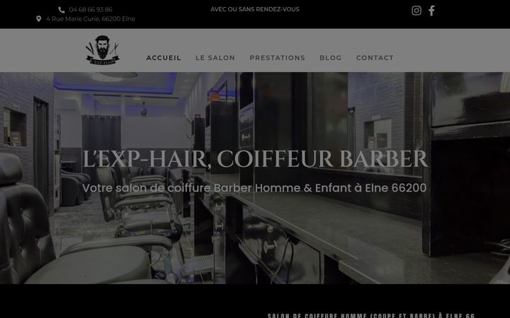Screenshot of lexp-hair.fr