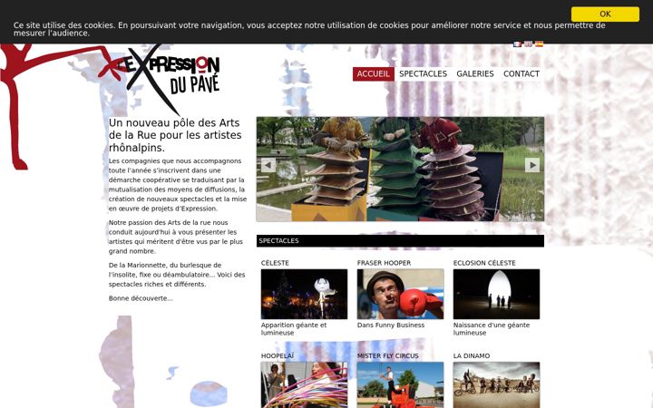 Screenshot of lexpressiondupave.com