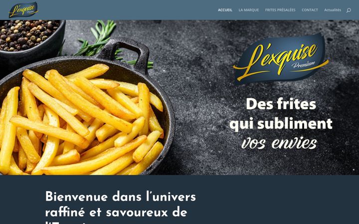 Screenshot of lexquise-frite.fr