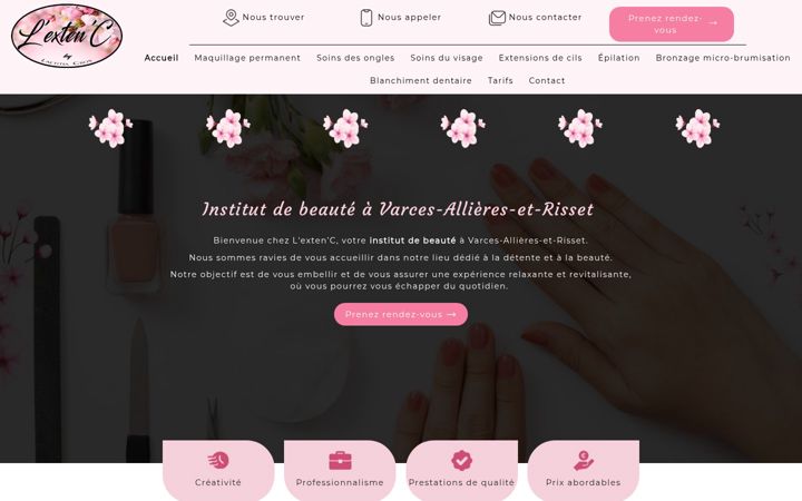Screenshot of lextenc.fr