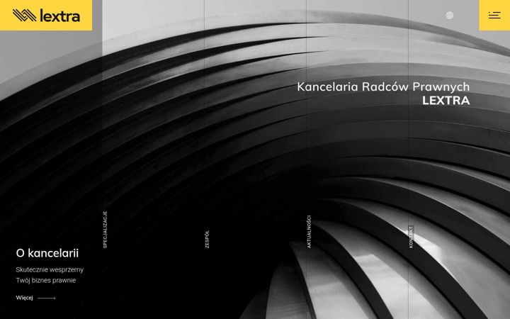 Screenshot of lextra.pl