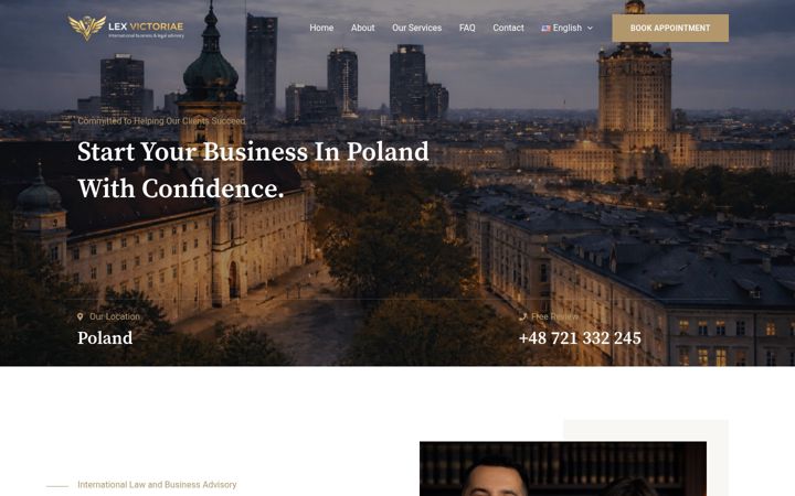 Screenshot of lexvictoriae.com