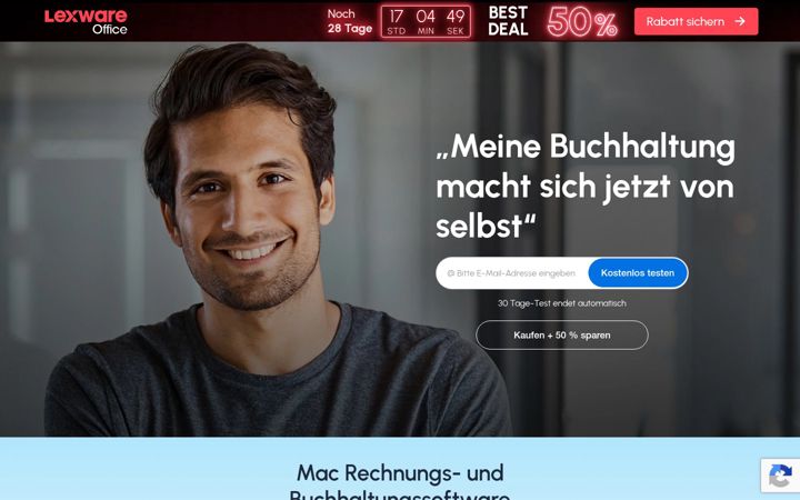 Screenshot of lexware-mac.de
