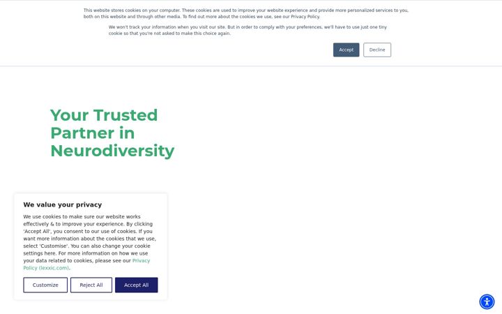 Screenshot of lexxic.com