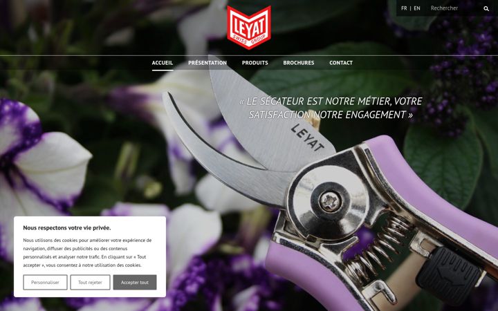 Screenshot of leyat.com