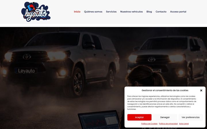 Screenshot of leyauto.com