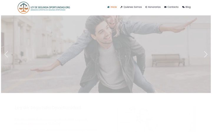 Screenshot of leydesegundaoportunidad.org