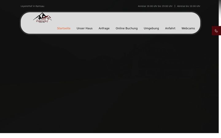 Screenshot of leyererhof.de