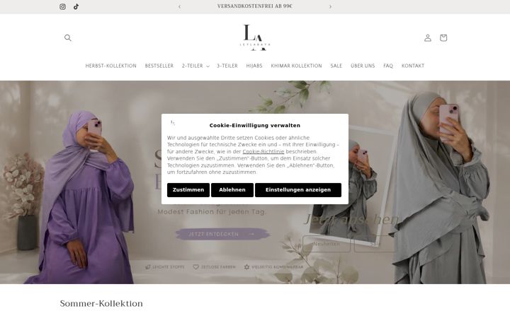 Screenshot of leyl-abaya.de