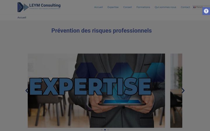 Screenshot of leym-consulting.fr