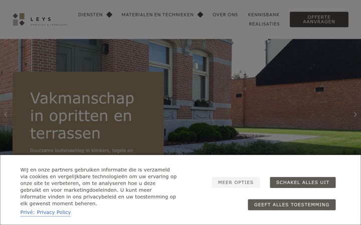 Screenshot of leysbv.be