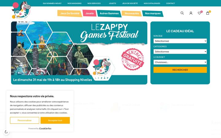 Screenshot of lezap.be