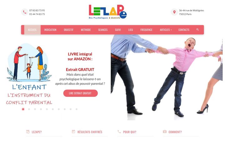 Screenshot of lezape.fr