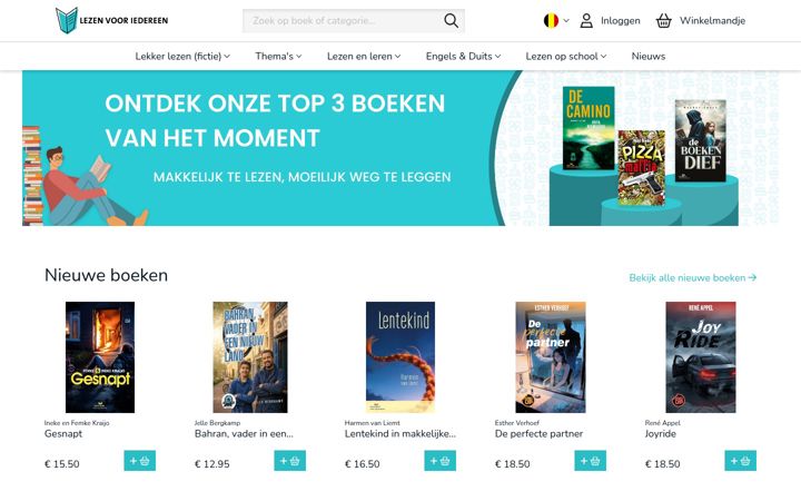 Screenshot of lezenvooriedereen.be
