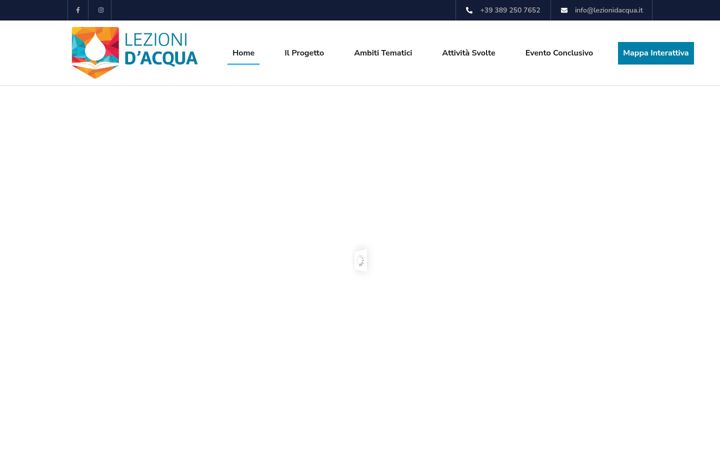 Screenshot of lezionidacqua.it