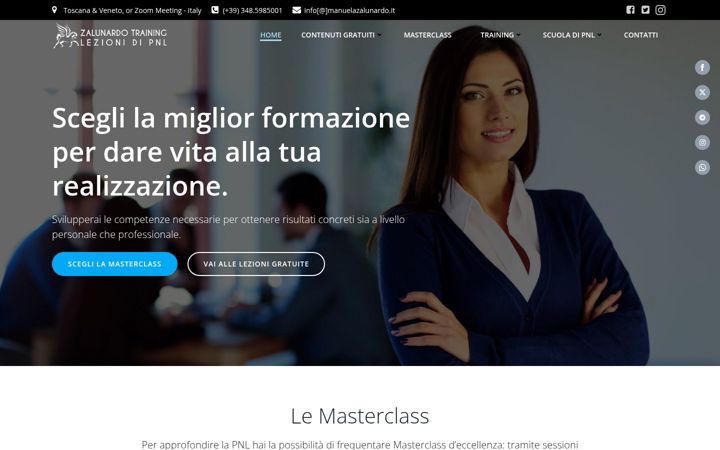 Screenshot di lezionidipnl.it