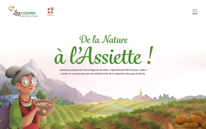 Screenshot of lezsaisons.fr