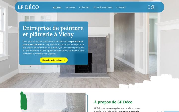Screenshot of lf-deco.fr