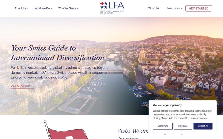 Screenshot of lfa.ch