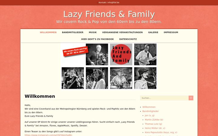 Screenshot of lfaf.de