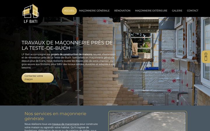Screenshot of lfbati.fr