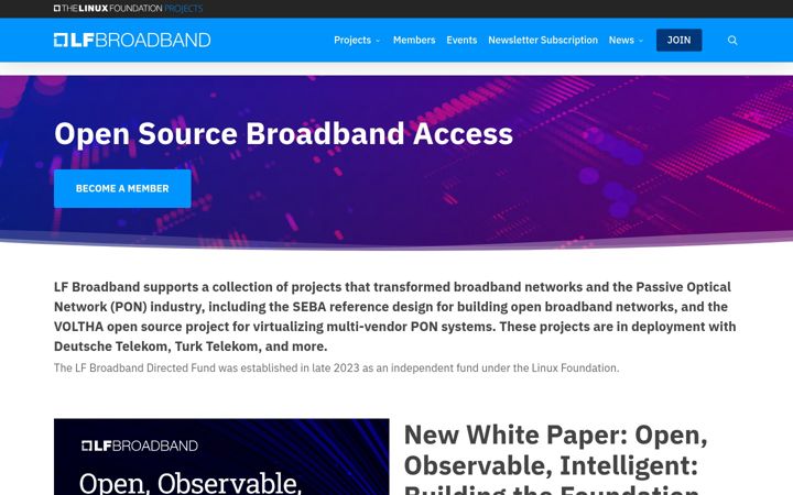 Screenshot ta' lfbroadband.org