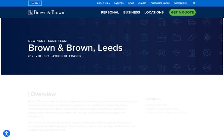 Screenshot of lfbrokers.co.uk