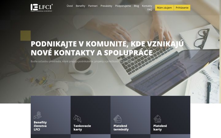 Screenshot of lfci.eu