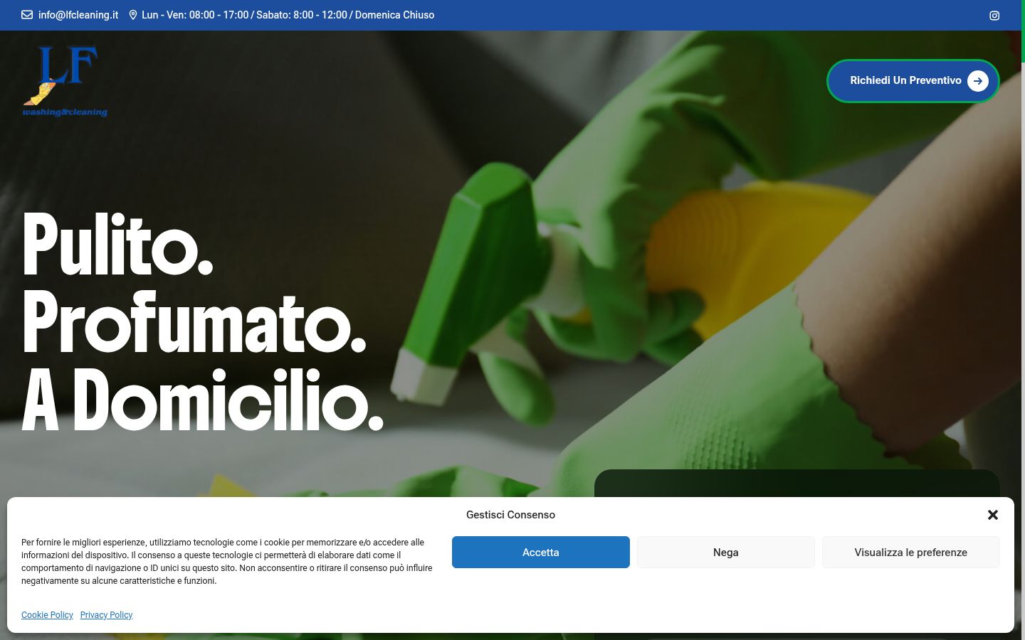 Captura de ecrã do banner de consentimento apresentado antes de qualquer interação