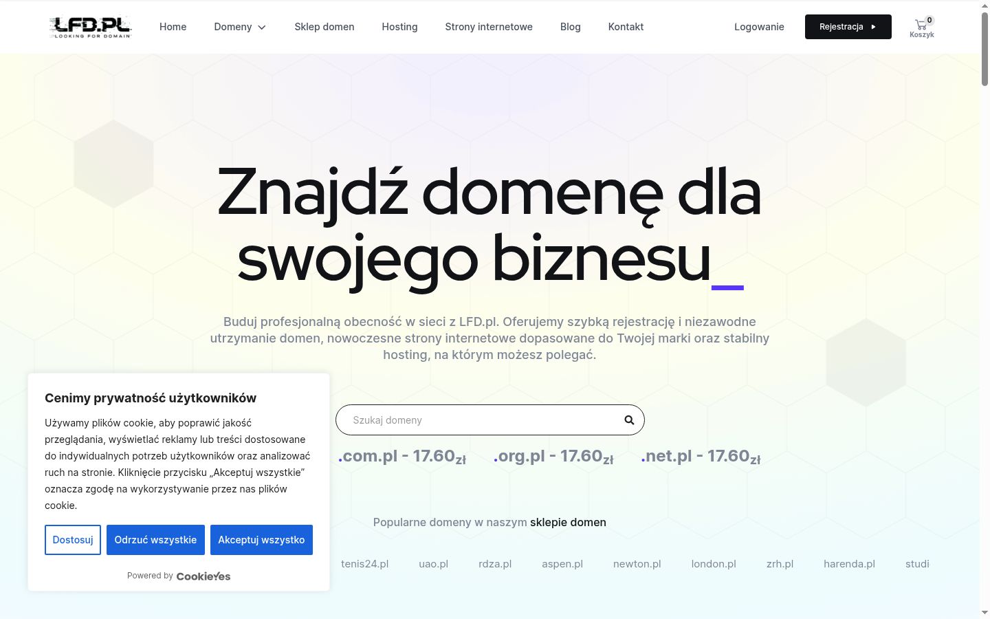 Kuvakaappaus suostumusbannerista, joka näytettiin ennen mitään vuorovaikutusta
