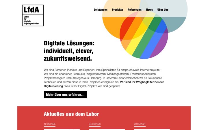 Screenshot of lfda.de