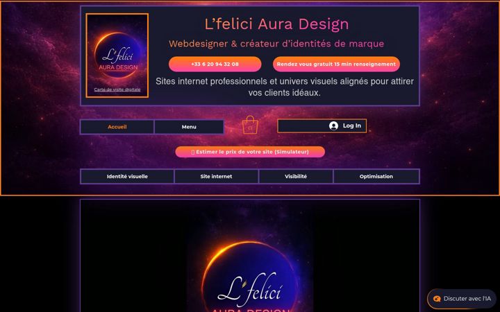 Screenshot of lfeliciauradesign.com
