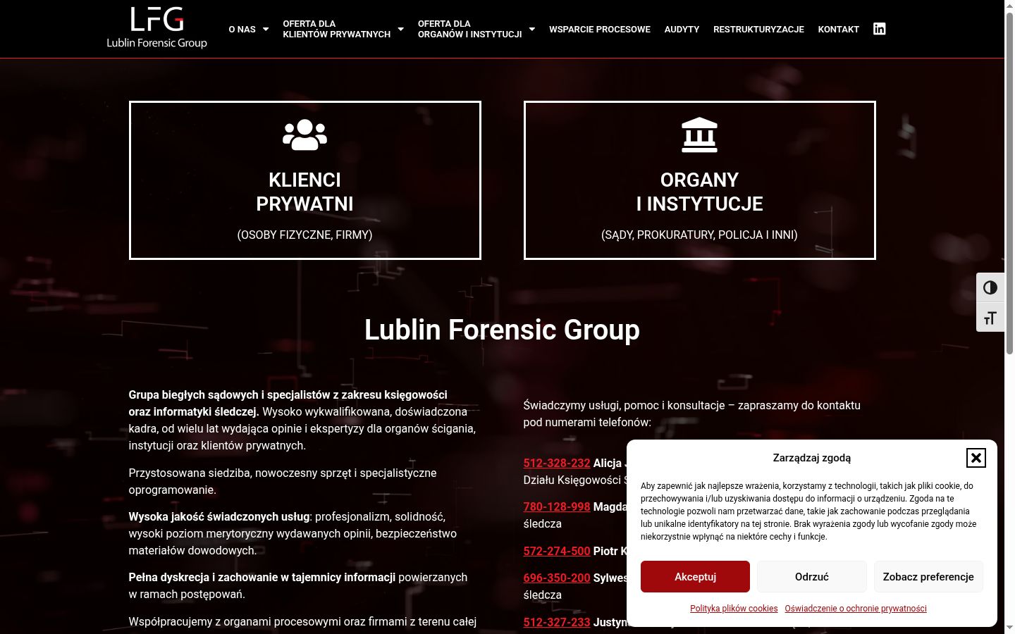 Ekrānuzņēmums ar piekrišanas baneri, kas tika rādīts pirms jebkādas mijiedarbības