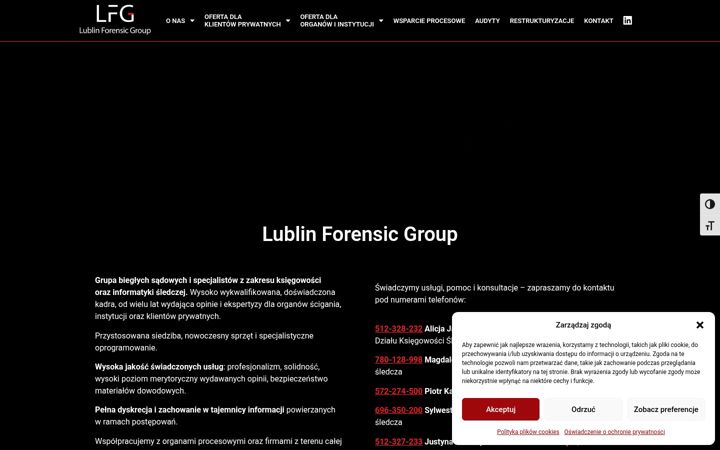 Screenshot of lfg.com.pl