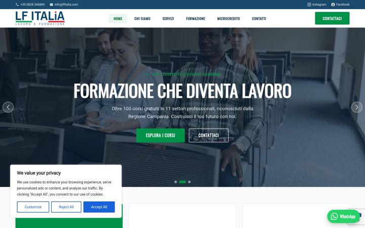 Screenshot of lfitalia.org