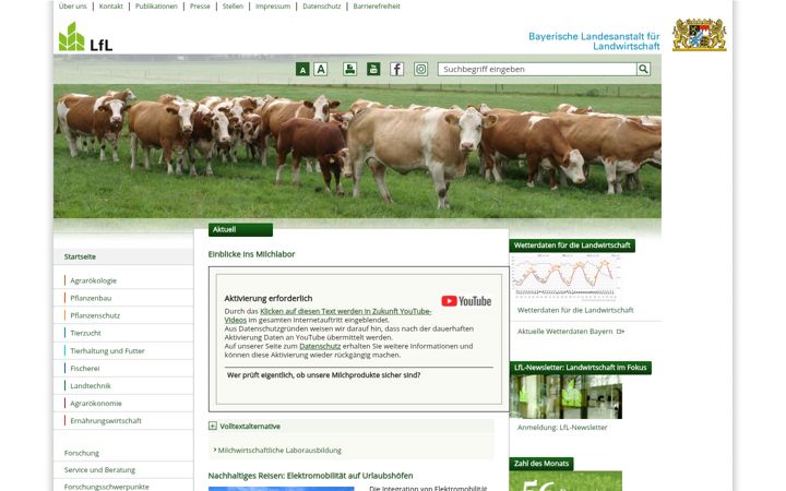Screenshot of lfl.bayern.de