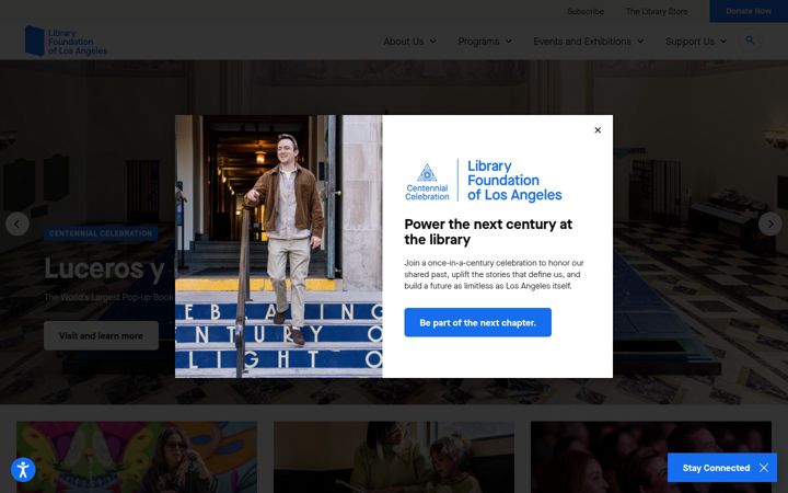 Screenshot of lfla.org