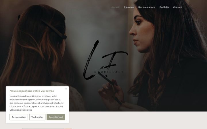 Screenshot of lfmaquillage.fr