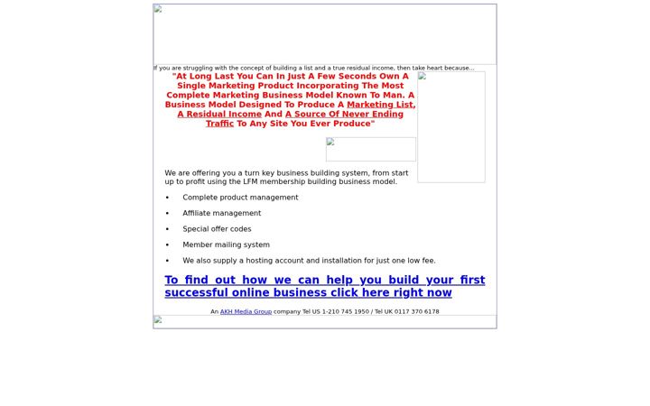 Screenshot of lfmserver.com