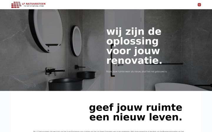Screenshot of lfnatuursteen.nl