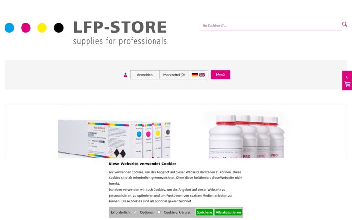 Screenshot of lfp-store.com