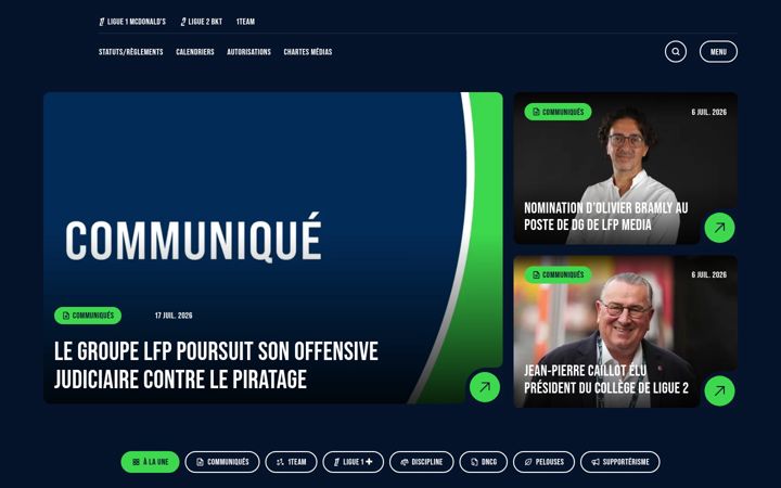 Zrzut ekranu lfp.fr