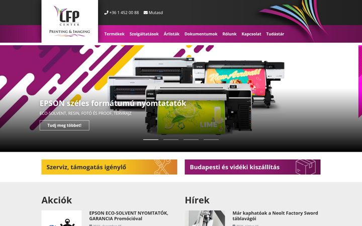 Screenshot of lfpcenter.com
