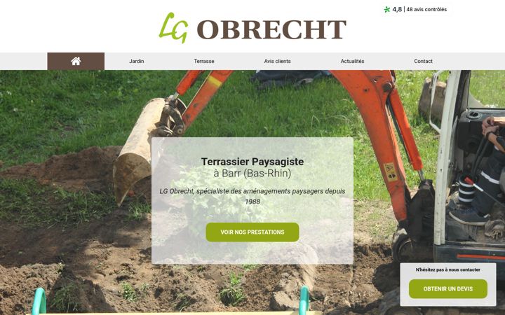 Screenshot of lg-obrecht.fr