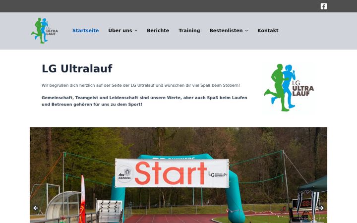 Screenshot of lg-ultralauf.de