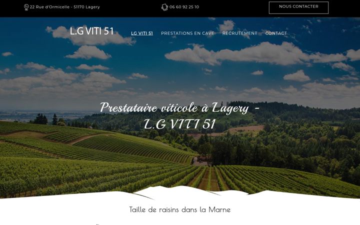 Screenshot of lg-viti-51.fr
