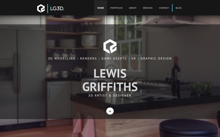 Screenshot of lg3d.co.uk