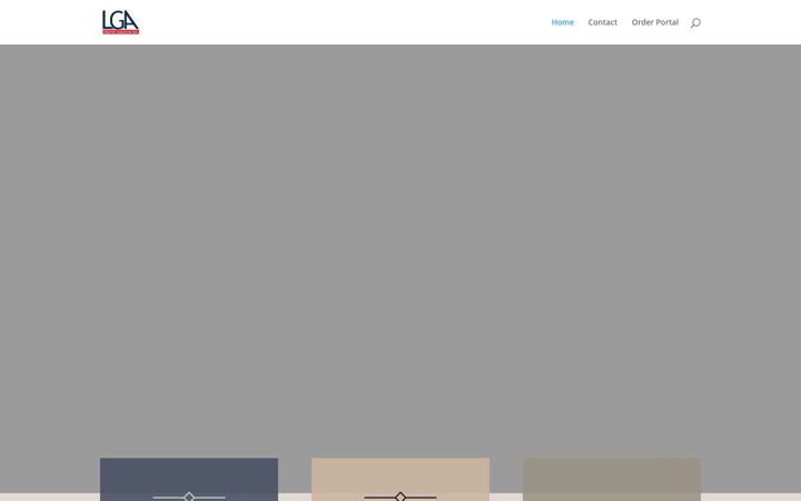 Screenshot of lgacabinets.com